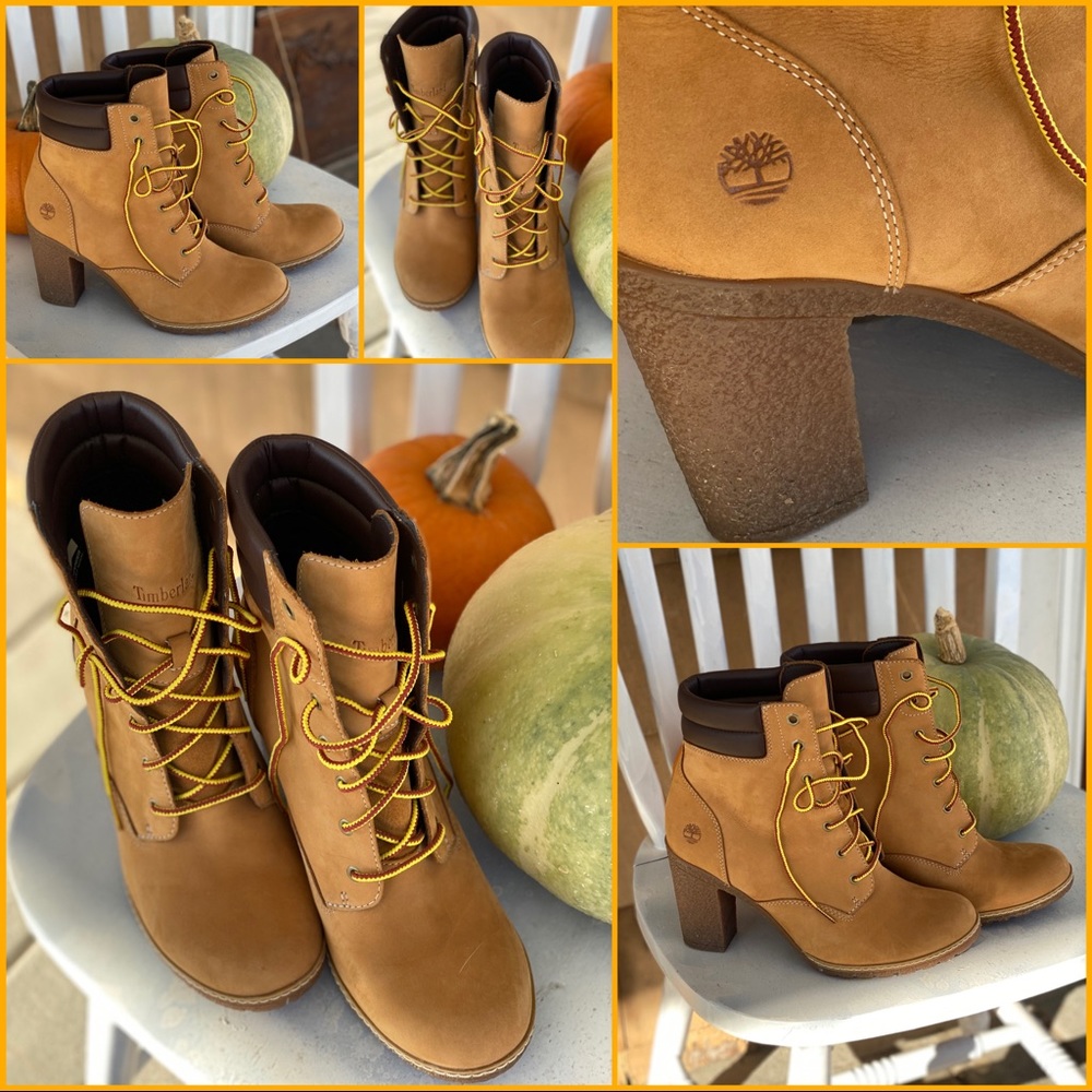 Timberland Tillston Boots Heels 8.5 Wheat